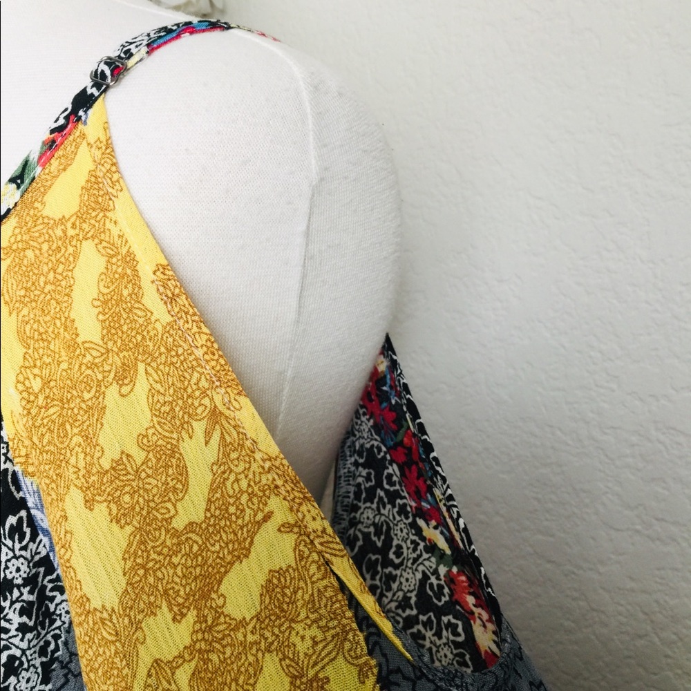 Cold Shoulder Multicolor Dress - Picture 3 of 7
